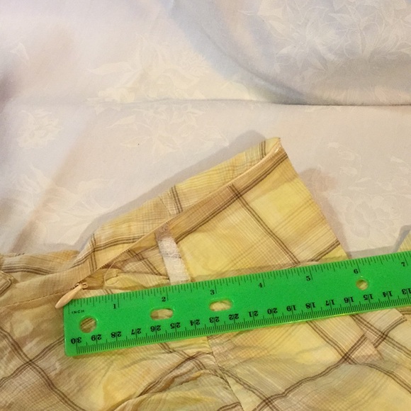 Girls skirt yellow plaid - Picture 8 of 8